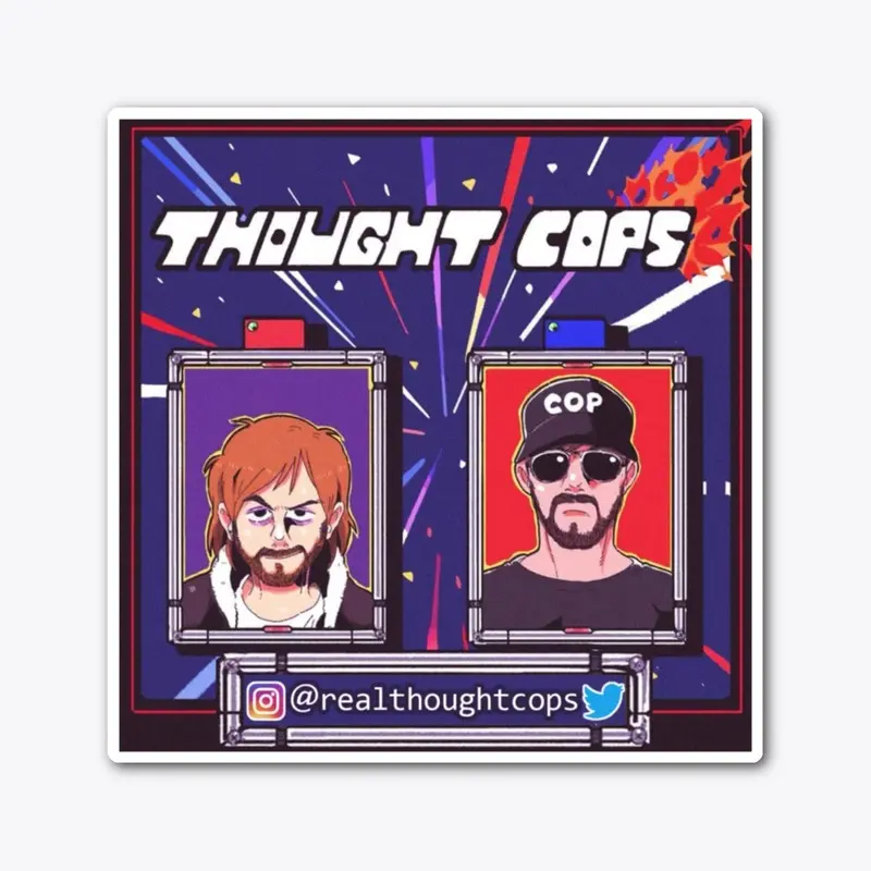 Thought Cops Large Sticker